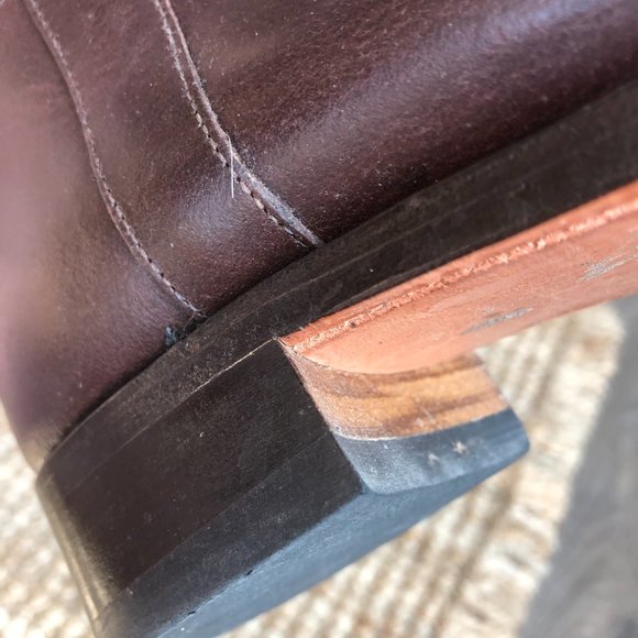 OLD MONEY FASHION, RIDING BOOTS, MADE IN SCOTLAND,  LEATHER, LIKE NEW - Picture 4 of 6